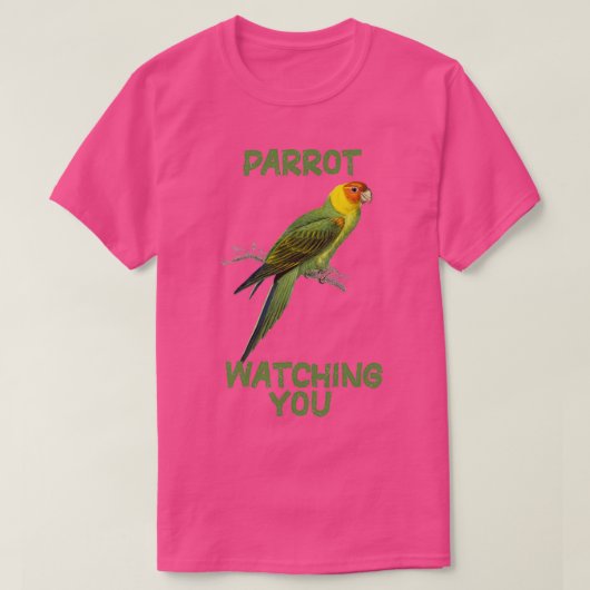 T-shirt watching you Parrot 1 (Design devant)