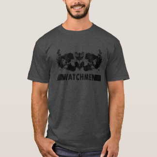 T-shirt Watchmen Rorschach design minimaliste vintage
