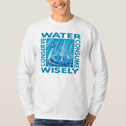 T-shirt Water Conservation (Devant)