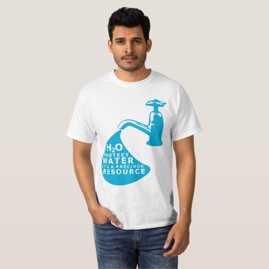 T-shirt Water Conservation (Devant entier)