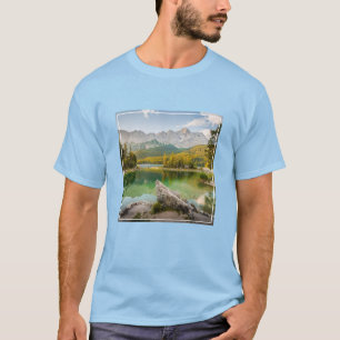 T-shirt Water Dachstein Mountains Lake Germany