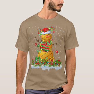 T-shirt Water Polo Ball Snowman Xmas Lumières Water Polo C
