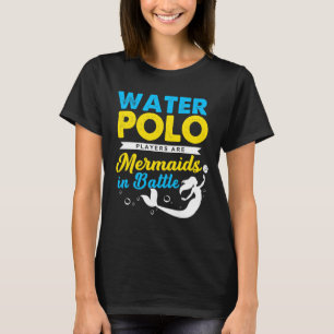 T-shirt Water Polo Joueur du Mermails Battle Team Water Sp