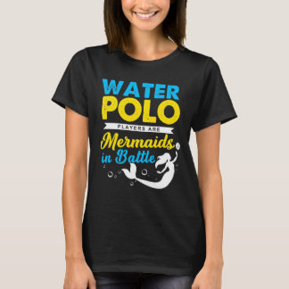 T-shirt Water Polo Joueur du Mermails Battle Team Water Sp