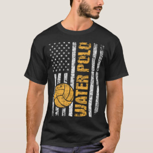 T-shirt Water Polo USA Drapeau gardien de but sportif gard