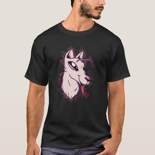 T-shirt Water Splash Art Space Insect Chien Premium (Devant)