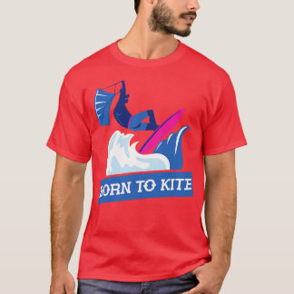 T-shirt Water Sport Funny Kiteboarder Cadeau Kitesurf