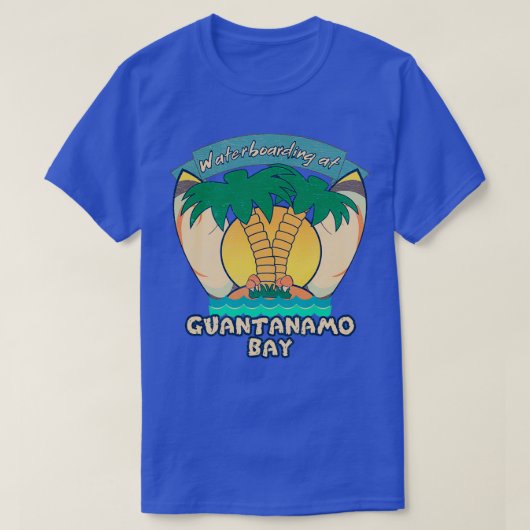 T-shirt Waterboarding à Guantanamo Bay 1 (Design devant)