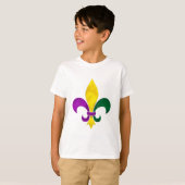 T-shirt watercolor fleur de lis (Devant entier)