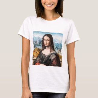 T-Shirt Watercolour Mona Lisa - Art Aesthetic Douc