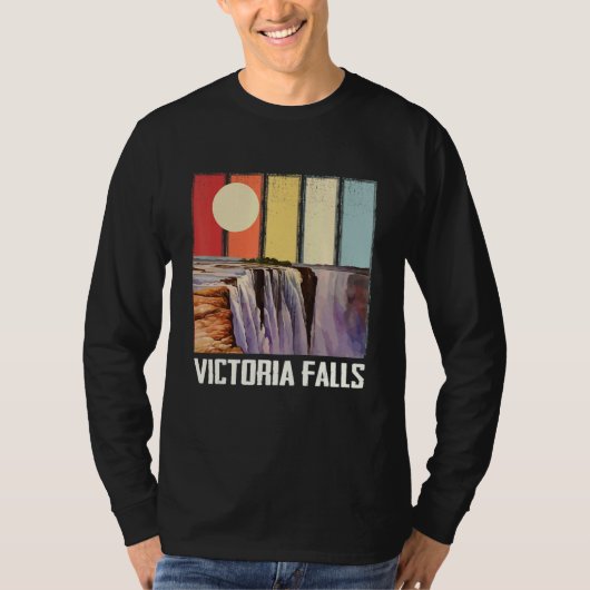 T-shirt Waterfall Africa Victoria Falls Souvenir Zimbabwe (Devant)