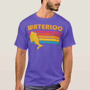 T-shirt Waterloo Ontario Canada Souveni Vintage en détress