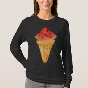 T-SHIRT WATERMELON CRÈME DE GLACE - FRUITS ET CRÈME DE GLA