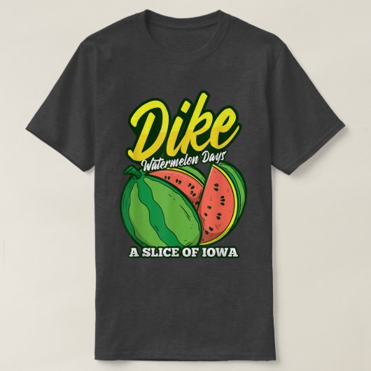 T-shirt Watermelon Days Funky Summer Fruit Végétarien (Design devant)
