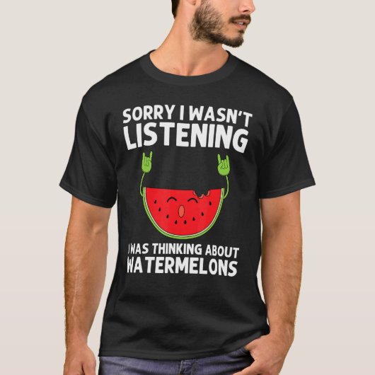 T-shirt Watermelon Designs For Men Women Summer Fruit Eate (Devant)