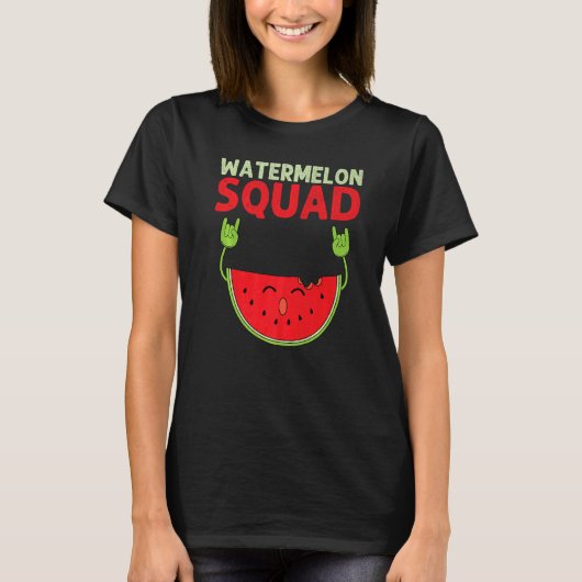T-shirt Watermelon Designs For Men Women Summer Fruit Eate (Devant)