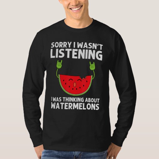 T-shirt Watermelon Designs For Men Women Summer Fruit Eate (Devant)