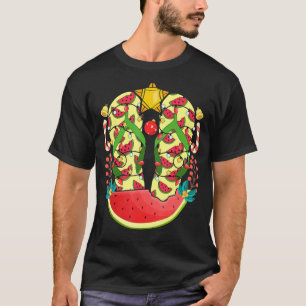 T-shirt Watermelon Flip Flops Xmas Lights Noël hawaïen