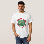 T-SHIRT WATERMELON FRUIT PLAT DOUCE TRANCHÉ LICE RIPE PLAT (Devant entier)