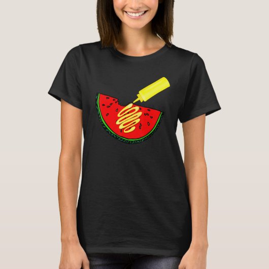 T-shirt Watermelon Mustard Challenge Tik (Devant)