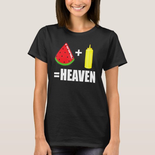 T-shirt Watermelon Mustard Challenge Tik 1 (Devant)