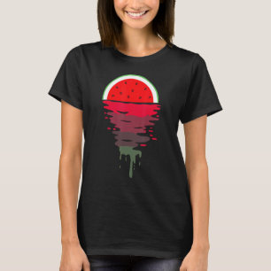 T-shirt Watermelon Vaporwave Sunset 80s Tropical