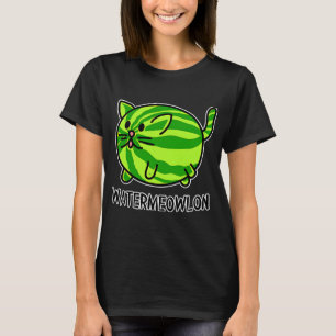 T-shirt Watermeowlon Cute Funny Chat Adorable
