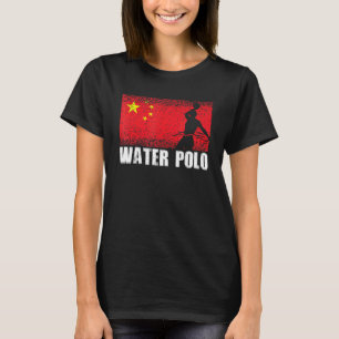 T-shirt Waterpolo Sport Chine Drapeau Chinois Polo Jouer