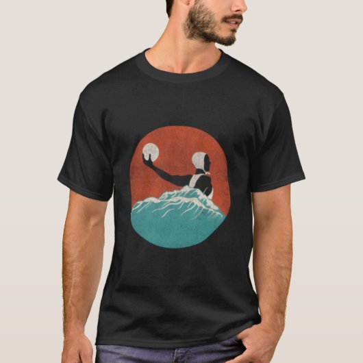 T-shirt Waterpolo Water Polo Player (Devant)