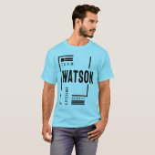 T-shirt Watson Nom personnalisé Cadeau d'anniversaire (Devant entier)