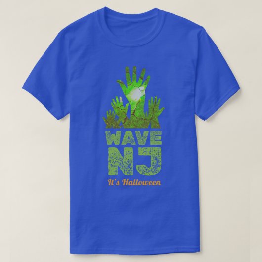 T-shirt Wave NJ Son Halloween (Design devant)