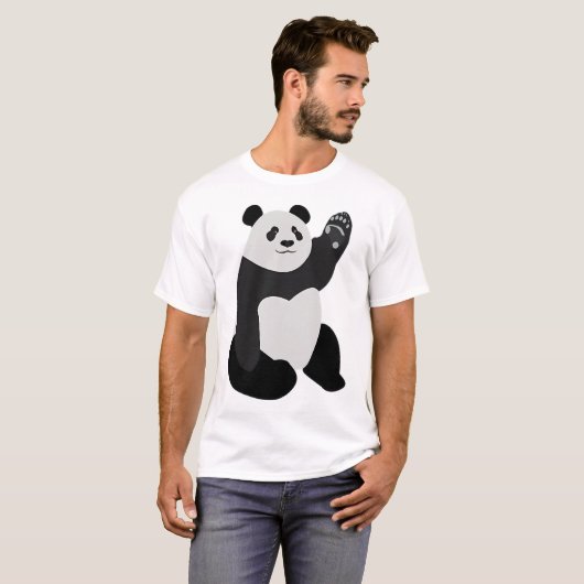 T-shirt Wave Panda (Devant entier)