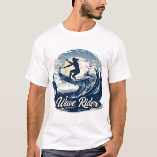 T-shirt Wave Rider Surfer Tee : Ride in Style