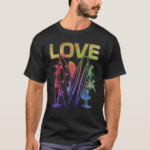 T-shirt Wave Surf Surf Surf Surf Eau Surf Love S