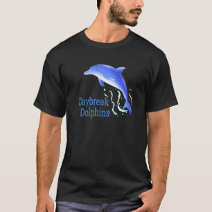T-shirt Waves Dolphins Daybreak école élémentaire Ut Spiri