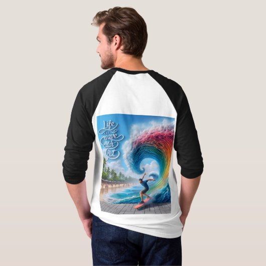 T-shirt Waves & Wanderlust Collection (Dos entier)