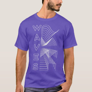 T-shirt Waves Waveform Audio Analog Design Cadeau modulair