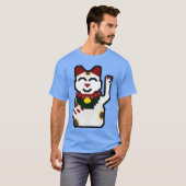 T-shirt Waving Chat cadeau (Devant entier)
