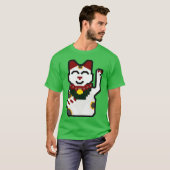 T-shirt Waving Chat cadeau (Devant entier)