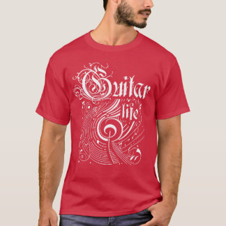 T-shirt Wavy Music Guitar Life