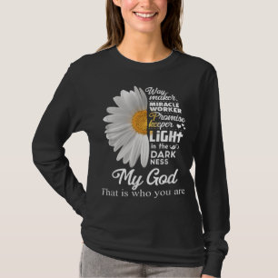 T-shirt Way Maker Miracle Worker Promesse Keeper Light Jes