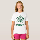 T-shirt Wayland Union Wildcats #9 (Devant entier)