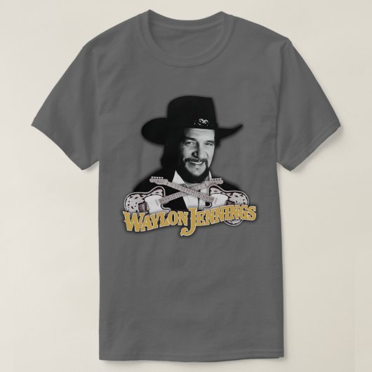 T-shirt Waylon Jennings Ramblin Man 2 (Design devant)