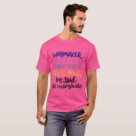T-shirt Waymaker (Devant entier)