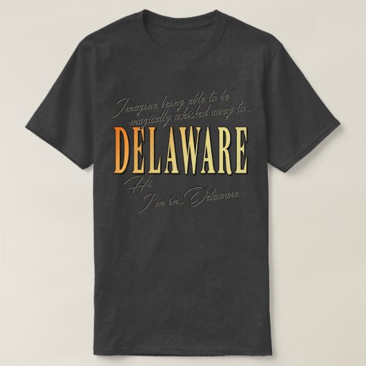 T-shirt Waynes World Hi Im Dans Le Delaware (Design devant)