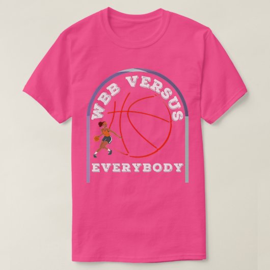 T-shirt WBB contre tout le monde Dawn Staley 1 (Design devant)