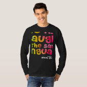 T-shirt We all laugh in the same language ESL TEACHER tie  (Devant entier)