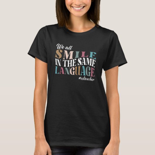 T-shirt We All Smile (Devant)