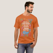 T-shirt We Are All Different But Inhis School We All Swimo (Devant entier)