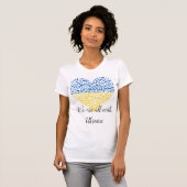 t-shirt -We are all with Ukraine (Devant entier)